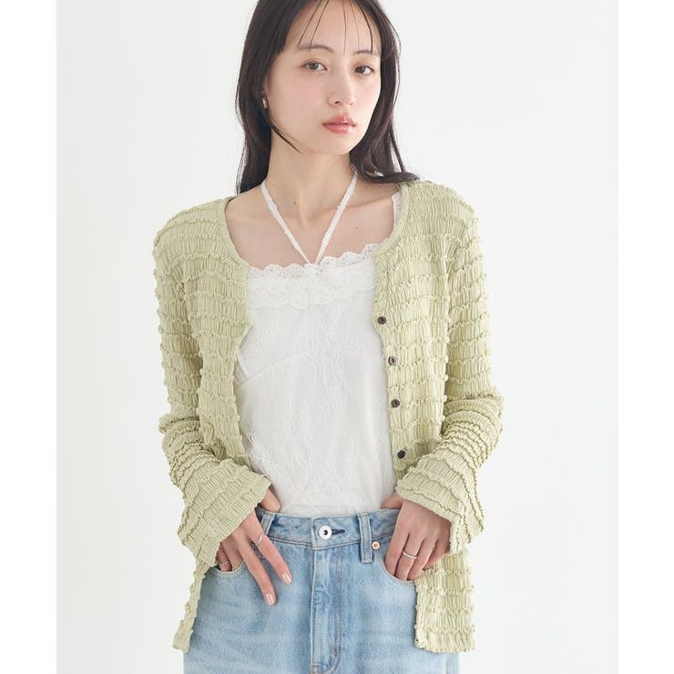 総レースホルターネックキャミソール | earth music&ecology  | 詳細画像4 