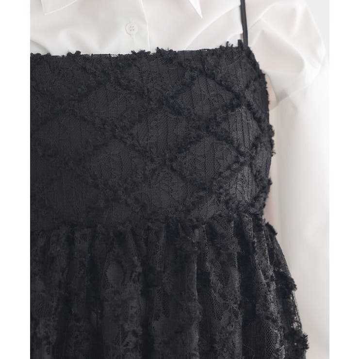 フリンジレースキャミビスチェ | earth music&ecology  | 詳細画像14 