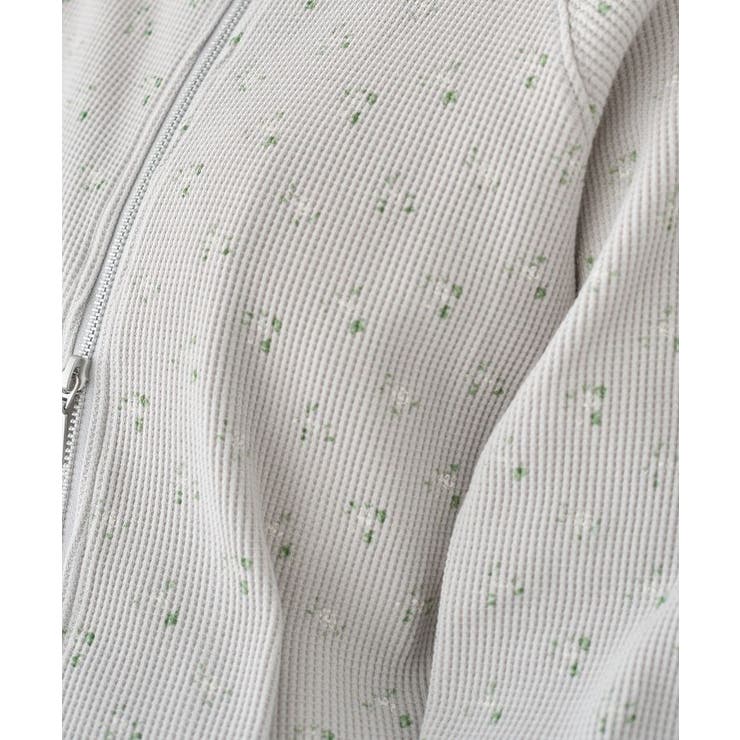 ダブルジップワッフルカーディガン | earth music&ecology  | 詳細画像16 