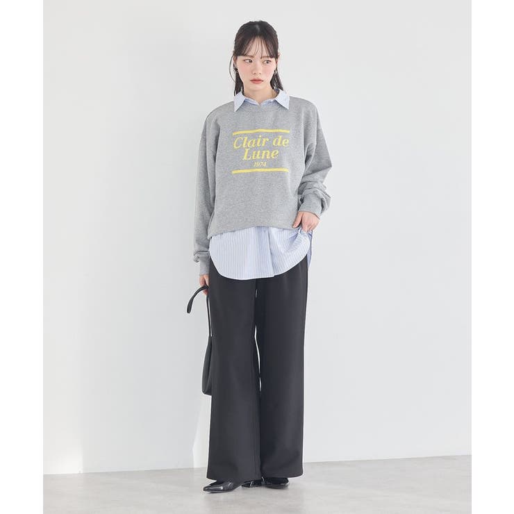 【SET2点】ラップスカート付きパンツ | earth music&ecology  | 詳細画像10 