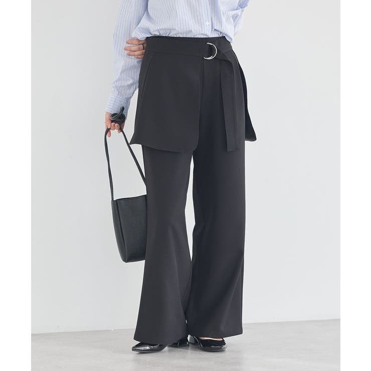 【SET2点】ラップスカート付きパンツ | earth music&ecology  | 詳細画像2 