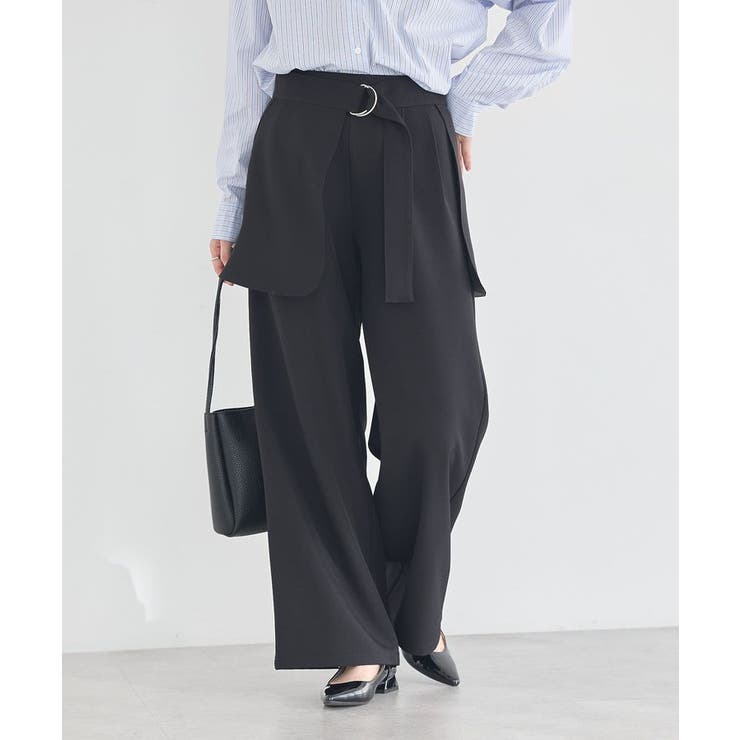 【SET2点】ラップスカート付きパンツ | earth music&ecology  | 詳細画像3 