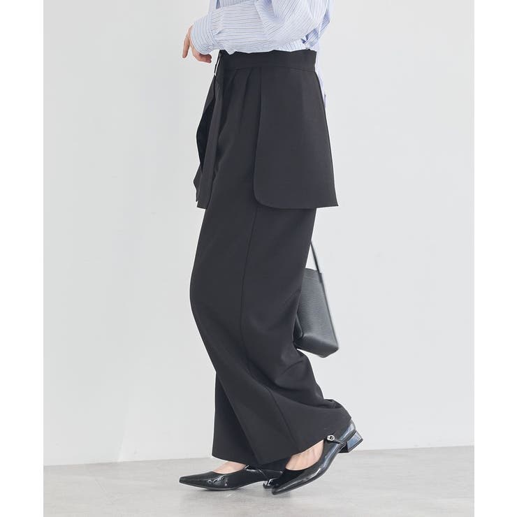 【SET2点】ラップスカート付きパンツ | earth music&ecology  | 詳細画像4 