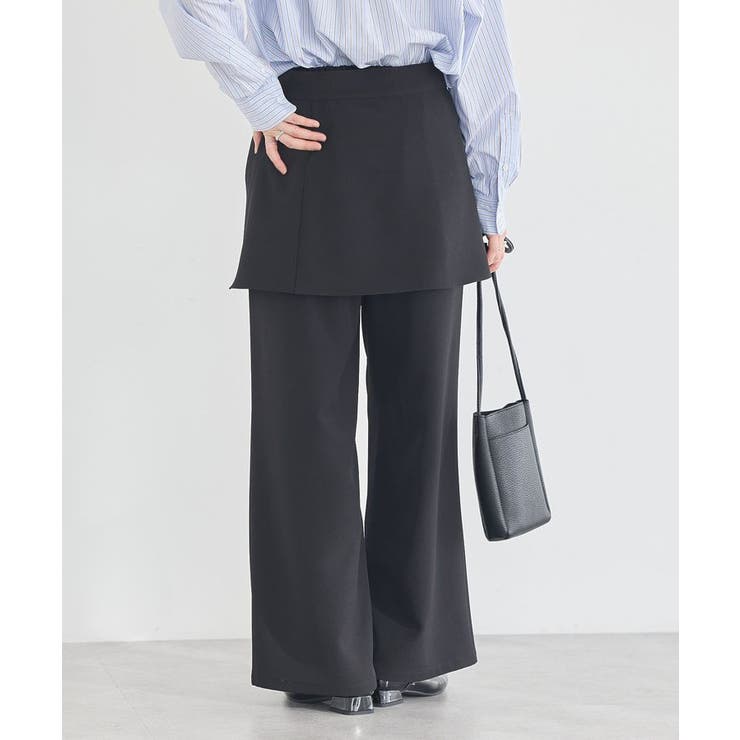 【SET2点】ラップスカート付きパンツ | earth music&ecology  | 詳細画像5 