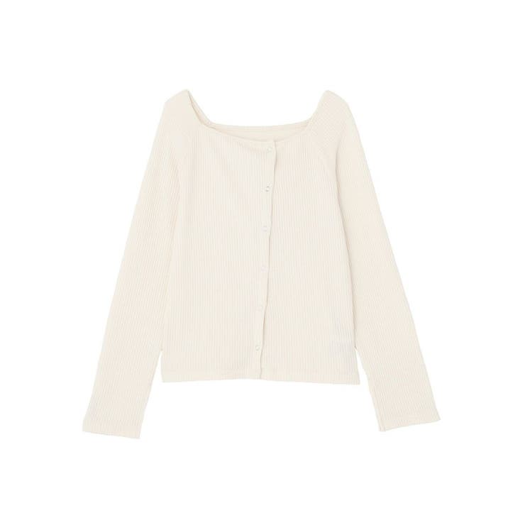 アシメ釦ツイストテレコカットソー | earth music&ecology  | 詳細画像26 