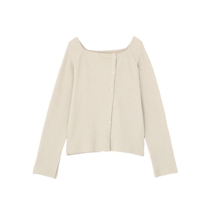 アシメ釦ツイストテレコカットソー | earth music&ecology  | 詳細画像28 