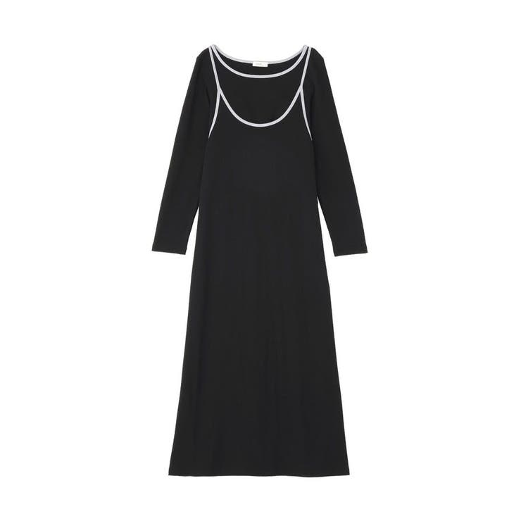 【2点SET】レイヤードバイカラーカットワンピース | earth music&ecology  | 詳細画像34 