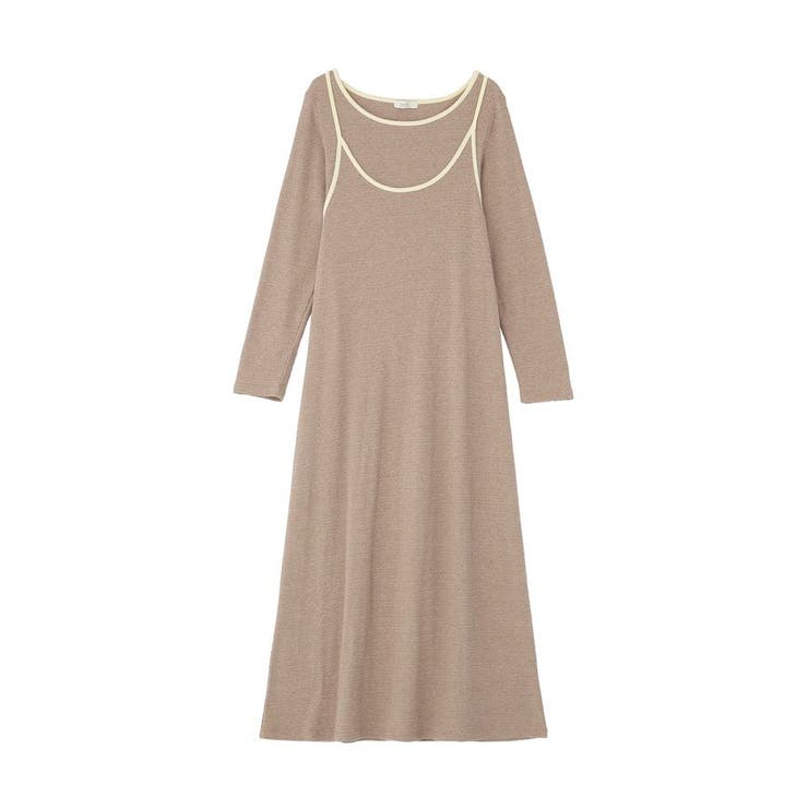 【2点SET】レイヤードバイカラーカットワンピース | earth music&ecology  | 詳細画像21 