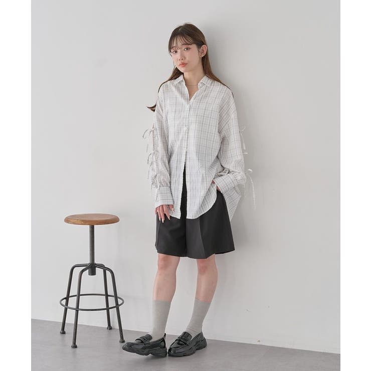 アソートチェックシャツ | earth music&ecology  | 詳細画像13 