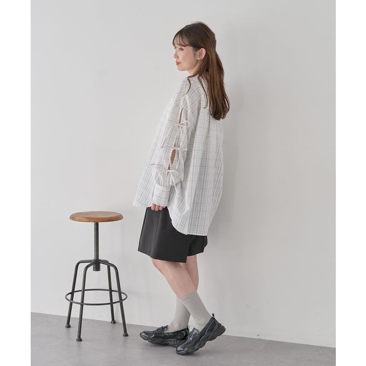 アソートチェックシャツ | earth music&ecology  | 詳細画像15 