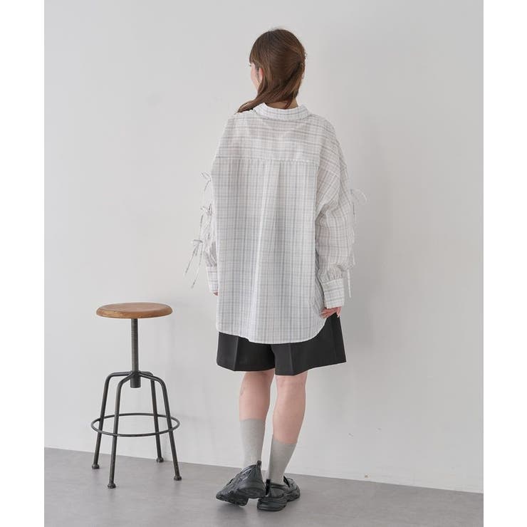 アソートチェックシャツ | earth music&ecology  | 詳細画像16 
