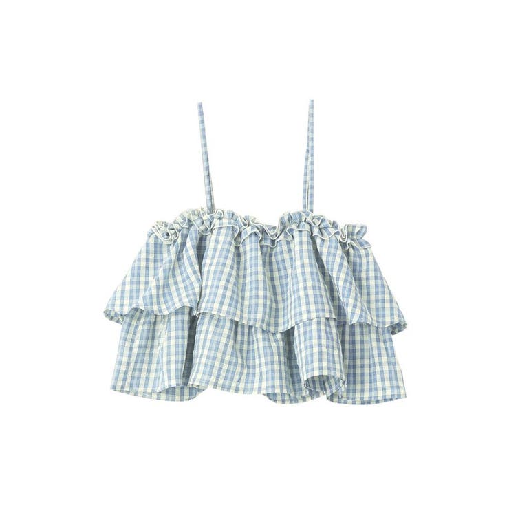 アソートチェックティアードビスチェ | earth music&ecology  | 詳細画像23 