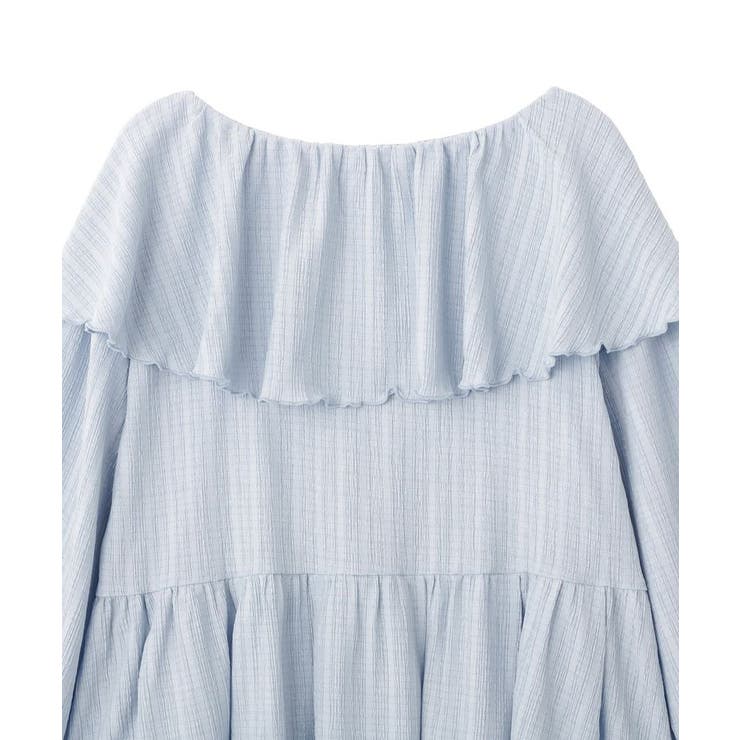 ラッフルカラーカットブラウス | earth music&ecology  | 詳細画像48 