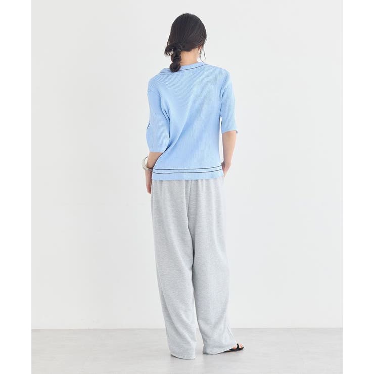 レースレイヤード風スウェットパンツ | earth music&ecology  | 詳細画像14 