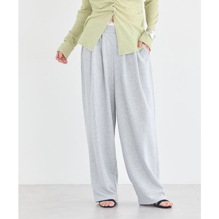 レースレイヤード風スウェットパンツ | earth music&ecology  | 詳細画像15 