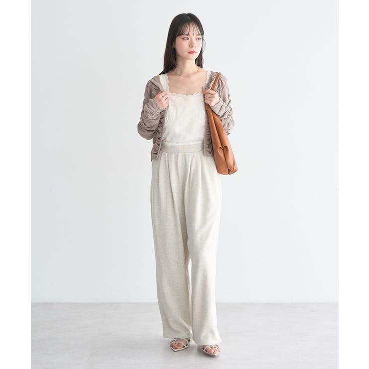 レースレイヤード風スウェットパンツ | earth music&ecology  | 詳細画像28 