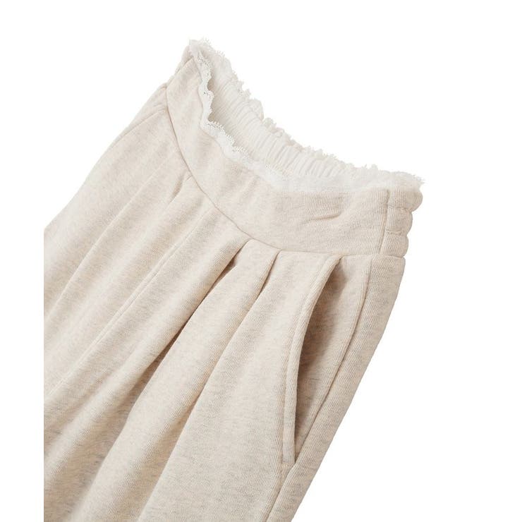 レースレイヤード風スウェットパンツ | earth music&ecology  | 詳細画像38 