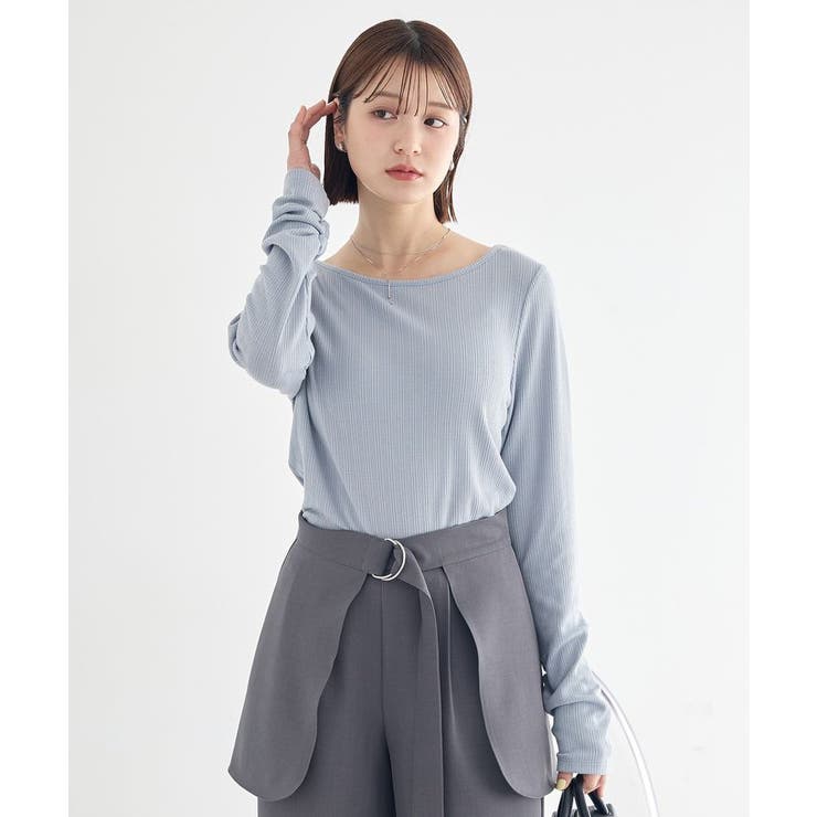 【前後2WAY】ツイストカットアウトプルオーバー | earth music&ecology  | 詳細画像2 