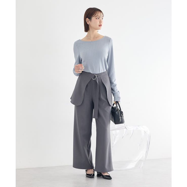 【前後2WAY】ツイストカットアウトプルオーバー | earth music&ecology  | 詳細画像7 