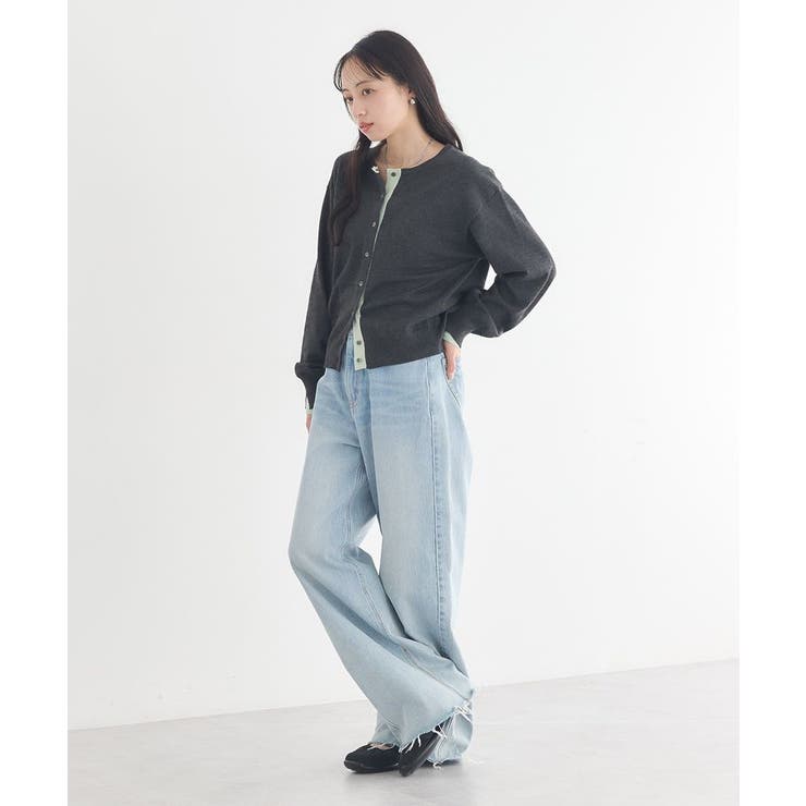 【UVカット】カラーコンビニットカーディガン | earth music&ecology  | 詳細画像8 