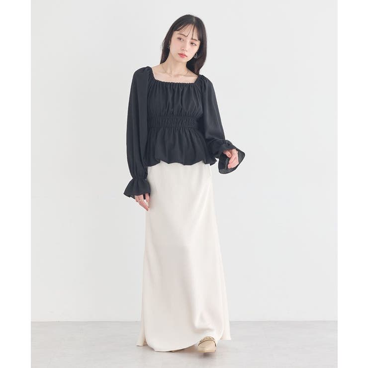 バルーンヘムブラウス | earth music&ecology  | 詳細画像11 