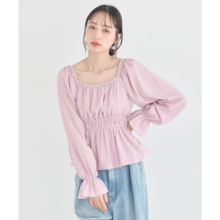 バルーンヘムブラウス | earth music&ecology  | 詳細画像15 