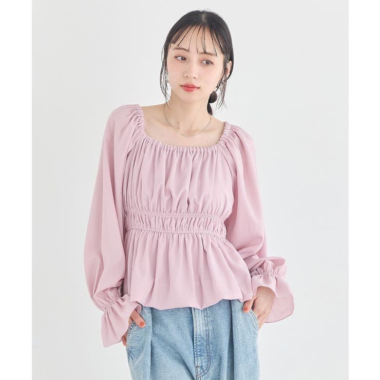 バルーンヘムブラウス | earth music&ecology  | 詳細画像16 