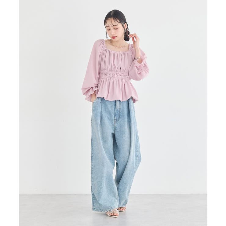 バルーンヘムブラウス | earth music&ecology  | 詳細画像20 