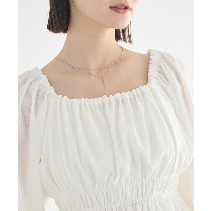 バルーンヘムブラウス | earth music&ecology  | 詳細画像23 