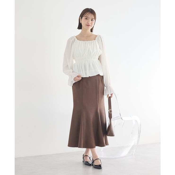 バルーンヘムブラウス | earth music&ecology  | 詳細画像6 