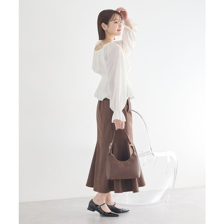 バルーンヘムブラウス | earth music&ecology  | 詳細画像7 