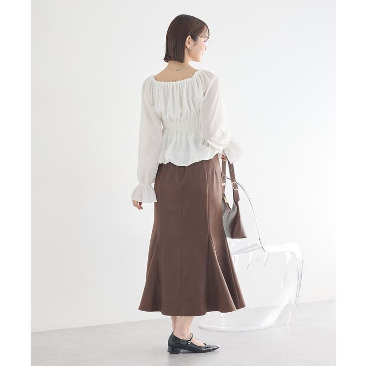 バルーンヘムブラウス | earth music&ecology  | 詳細画像8 