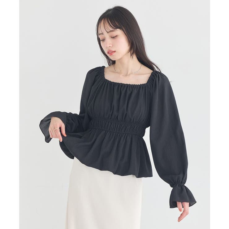 バルーンヘムブラウス | earth music&ecology  | 詳細画像9 