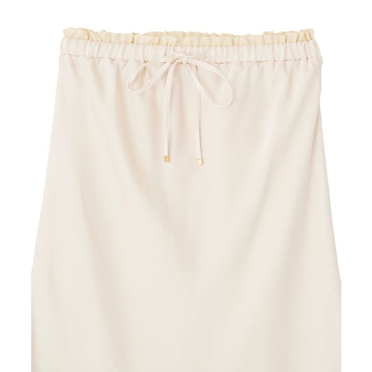 サテンフリルマーメイドスカート | earth music&ecology  | 詳細画像29 