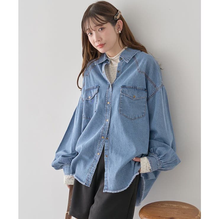 ウエスタンデニムシャツ | earth music&ecology  | 詳細画像1 