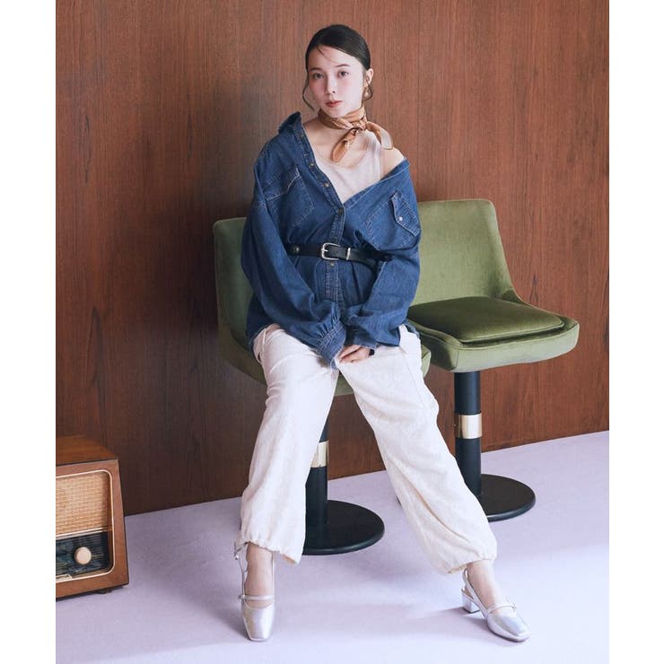 ウエスタンデニムシャツ | earth music&ecology  | 詳細画像4 