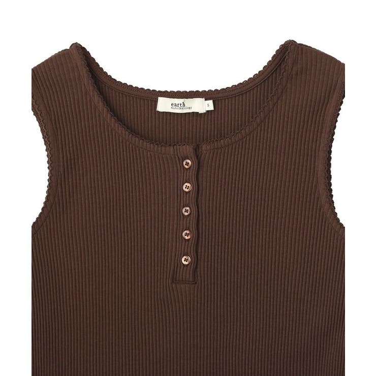 ピコミシンヘンリーネックタンクトップ | earth music&ecology  | 詳細画像17 