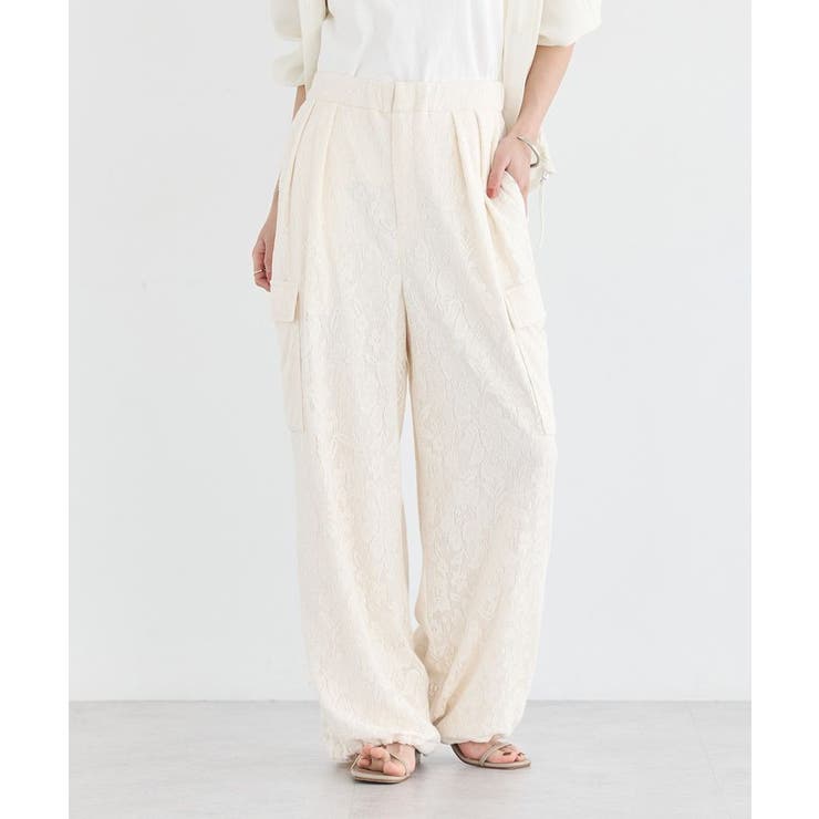 総レースカーゴパンツ | earth music&ecology  | 詳細画像5 