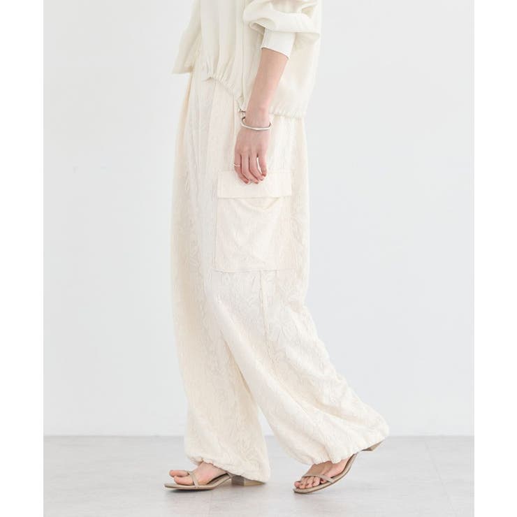 総レースカーゴパンツ | earth music&ecology  | 詳細画像6 