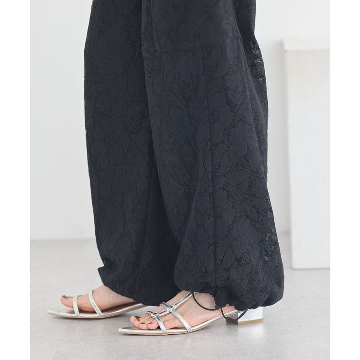 総レースカーゴパンツ | earth music&ecology  | 詳細画像19 