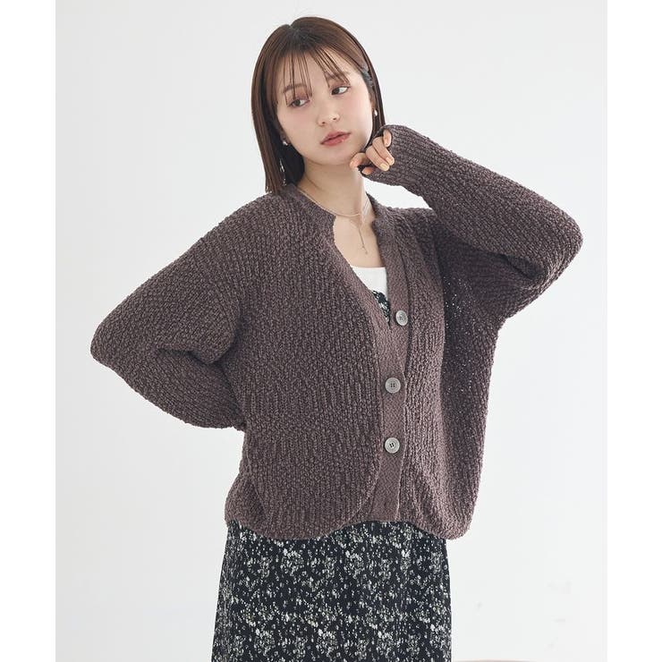 ぽんぽんスキッパーカーディガン | earth music&ecology  | 詳細画像2 