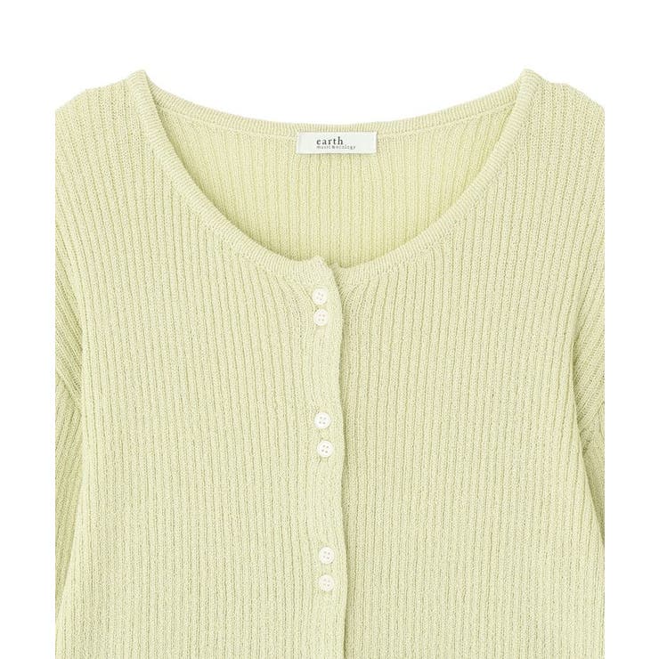 リブクロップドカーディガン | earth music&ecology  | 詳細画像28 