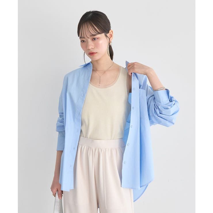 エッジチュールラメテレコタンクトップ | earth music&ecology  | 詳細画像7 