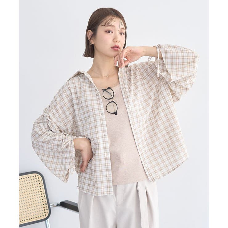 エッジチュールラメテレコタンクトップ | earth music&ecology  | 詳細画像14 