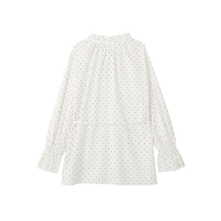 【接触冷感・イージーケア】TRキュプラダブルボタンフリルシャツ | earth music&ecology  | 詳細画像20 