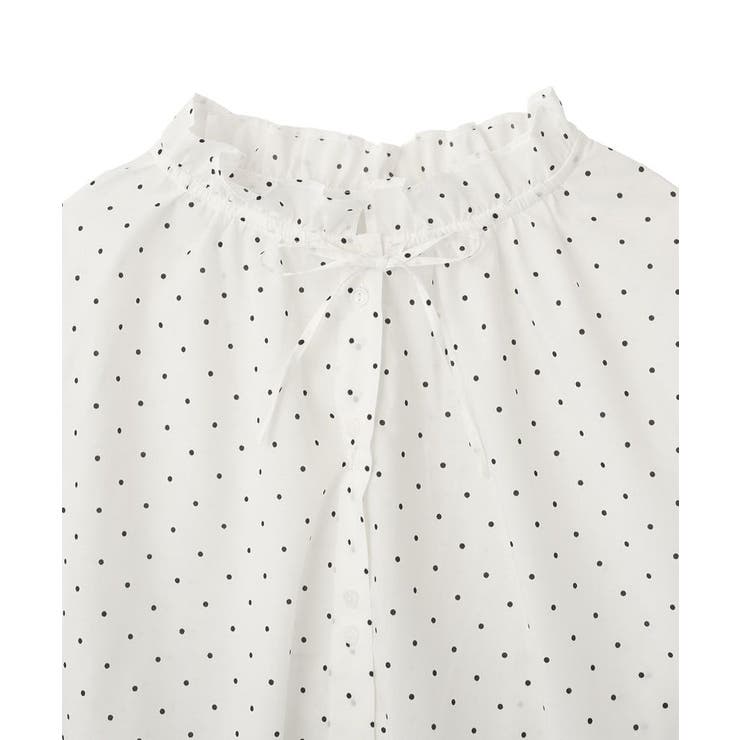 【接触冷感・イージーケア】TRキュプラダブルボタンフリルシャツ | earth music&ecology  | 詳細画像21 