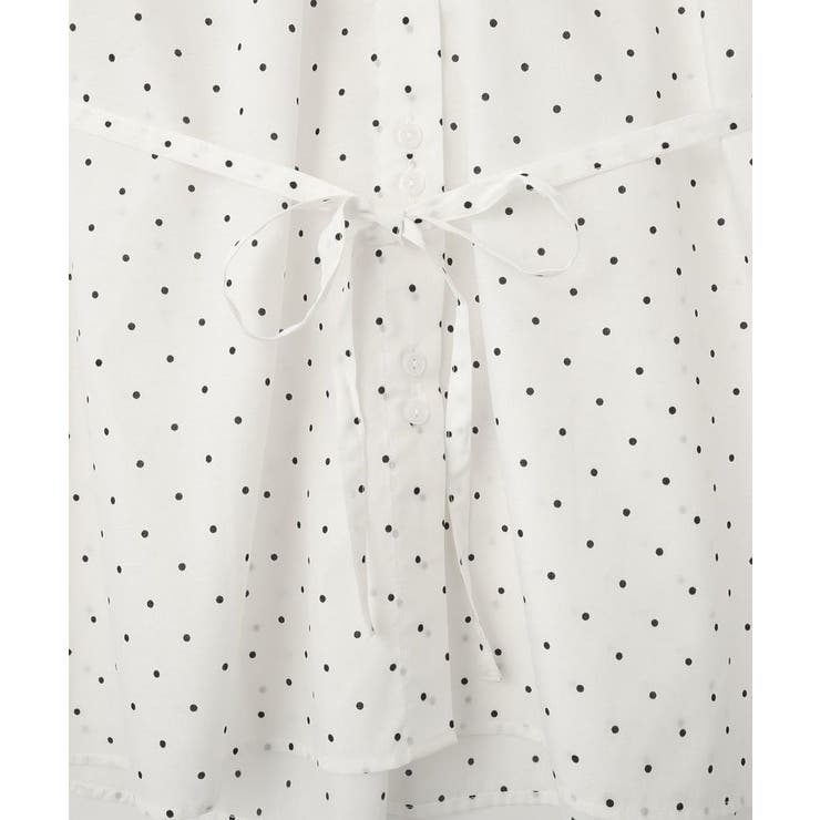 【接触冷感・イージーケア】TRキュプラダブルボタンフリルシャツ | earth music&ecology  | 詳細画像24 