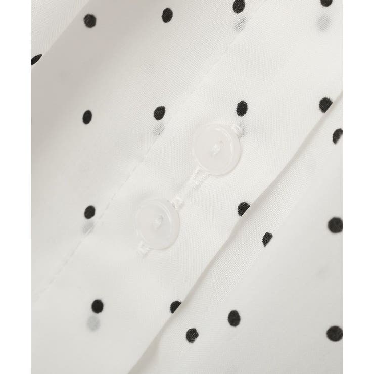 【接触冷感・イージーケア】TRキュプラダブルボタンフリルシャツ | earth music&ecology  | 詳細画像25 