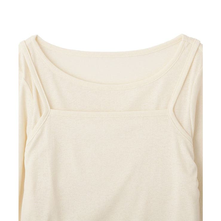 【SET2点】ツイストキャミレイヤードカットソー | earth music&ecology  | 詳細画像23 