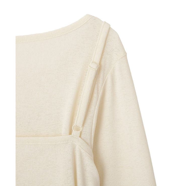 【SET2点】ツイストキャミレイヤードカットソー | earth music&ecology  | 詳細画像30 